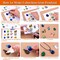 Pendant Trays with Glass Cabochons for Jewelry Making, 90pcs Pendants Trays Set Including 30pcs Bezel Pendant Trays Blanks, 30pcs Glass Cabochons and 30pcs Necklaces Cords